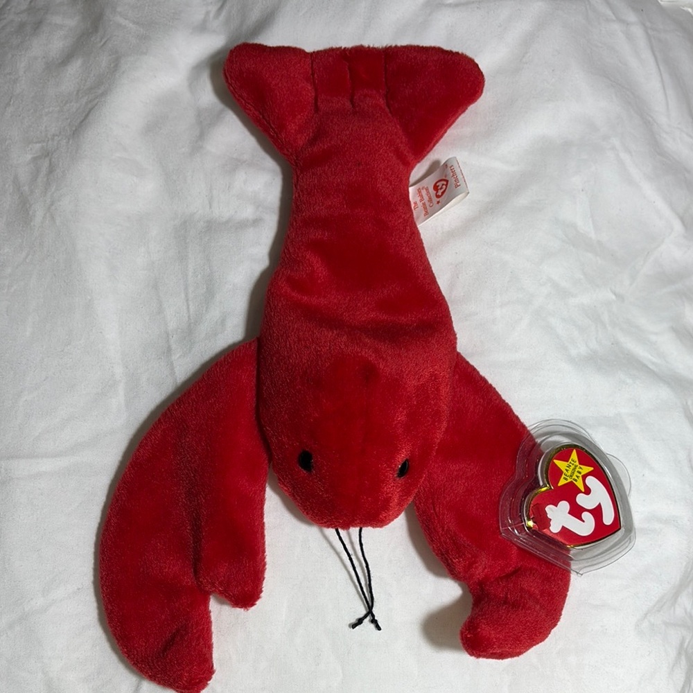 Ty Beanie Baby Lobster Plush Toy Animal Pinchers